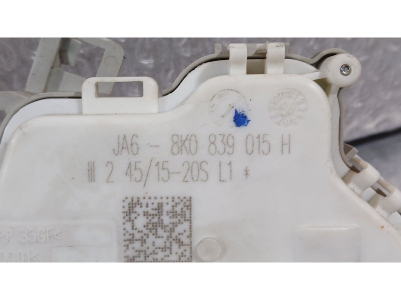 Recambio de cerradura puerta trasera izquierda para audi q3 (8ub, 8ug) 2.0 tdi quattro referencia OEM IAM 8K0839015G  