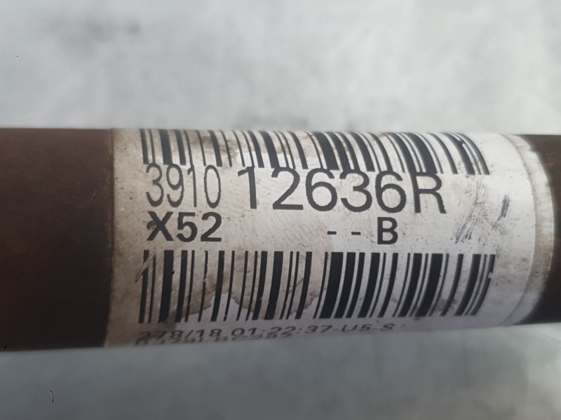 Recambio de transmision delantera izquierda para dacia sandero ii (b8_) 1.0 sce 75 (b8jc, b8jd) referencia OEM IAM 391012636R  