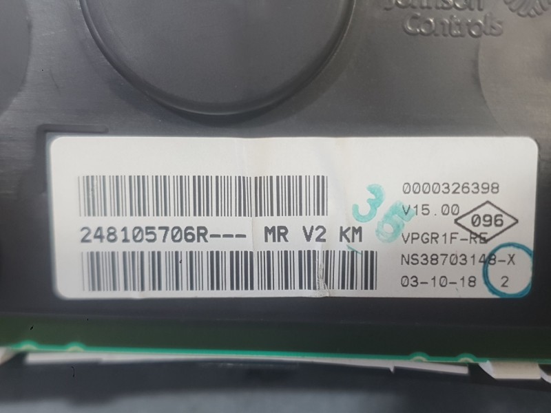 Recambio de cuadro instrumentos para dacia sandero ii (b8_) 1.0 sce 75 (b8jc, b8jd) referencia OEM IAM 248095099R  