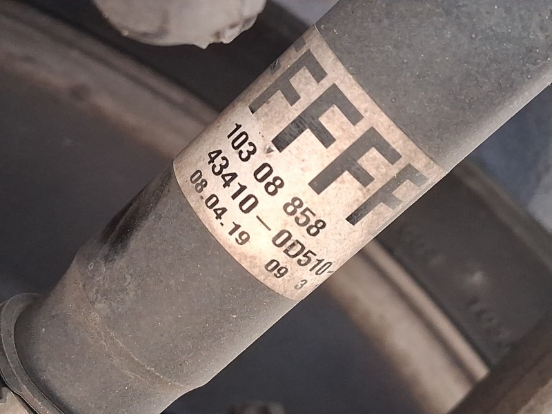 Recambio de transmision delantera derecha para toyota yaris (_p13_) 1.5 (nsp131_) referencia OEM IAM 43410K0040  