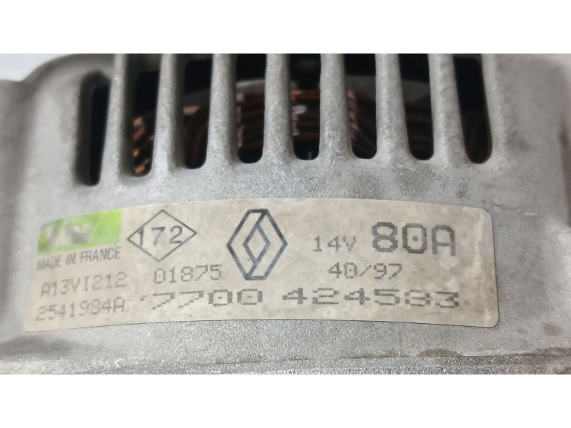 Recambio de alternador para renault megane i (ba0/1_) 1.4 e (ba0e, ba0v) referencia OEM IAM 7700436628 7701499602 