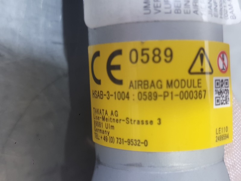 Recambio de airbag cortina delantero derecho para mazda 2 lim. () black tech edition referencia OEM IAM DA6A57KM0D  
