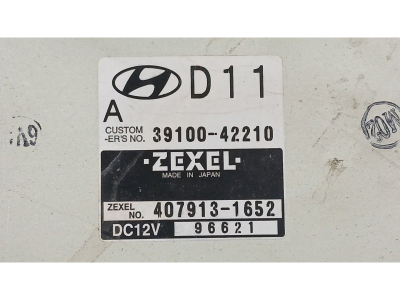 Recambio de centralita motor uce para hyundai h-1 / starex autobús (a1) 2.5 d referencia OEM IAM   