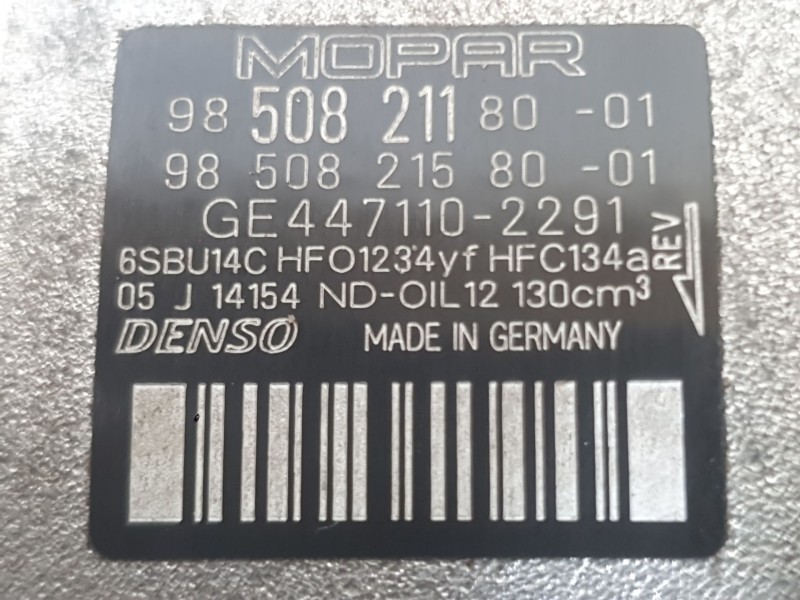 Recambio de compresor aire acondicionado para opel mokka 1.2 (76) referencia OEM IAM 9850821180 9828684880 