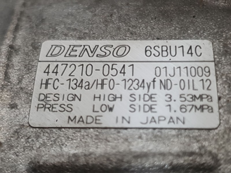Recambio de compresor aire acondicionado para opel mokka 1.2 (76) referencia OEM IAM 9850821180 9828684880 