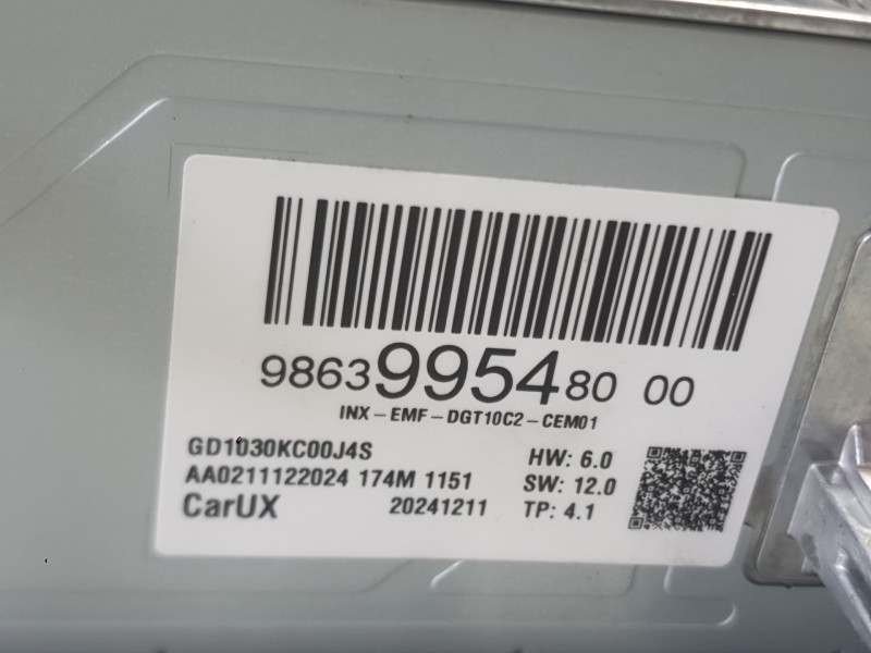 Recambio de sistema navegacion gps para opel mokka 1.2 (76) referencia OEM IAM 9862063180  