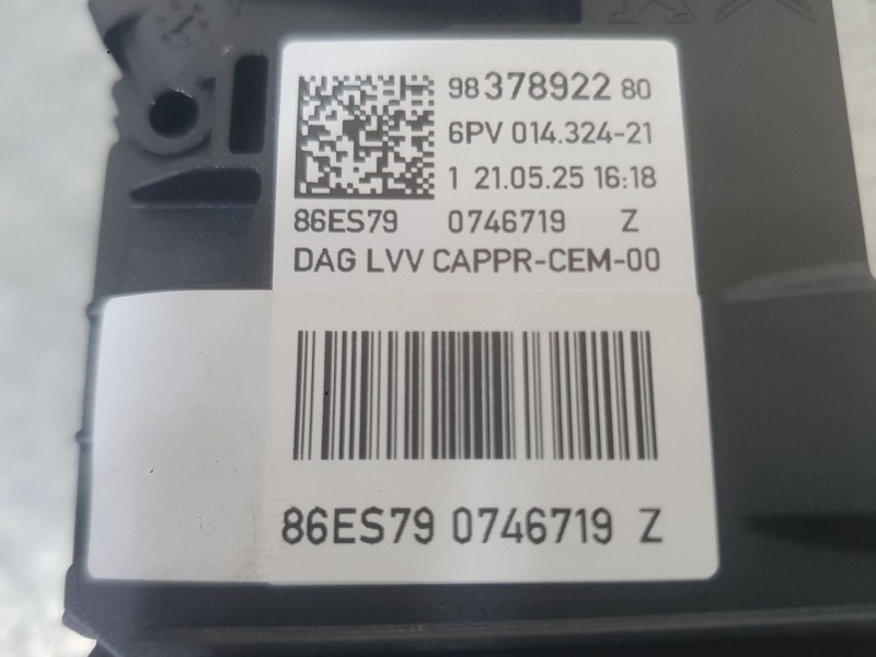 Recambio de potenciometro pedal para opel mokka 1.2 (76) referencia OEM IAM 9837892280  