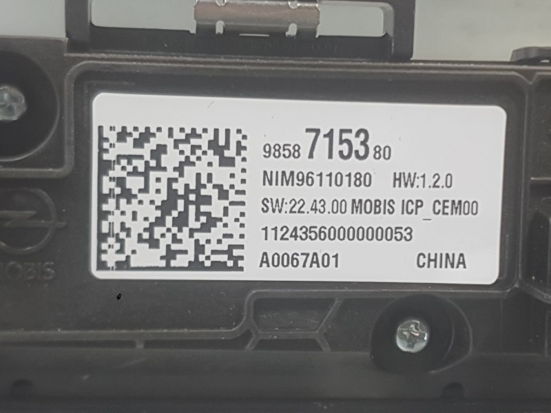 Recambio de mando multifuncion para opel mokka 1.2 (76) referencia OEM IAM   