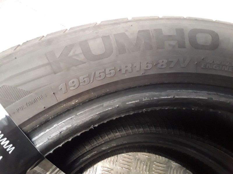 Recambio de neumatico pareja para neumaticos reutilizados - referencia OEM IAM 195551687V KUMHO 195/55/16/87V
