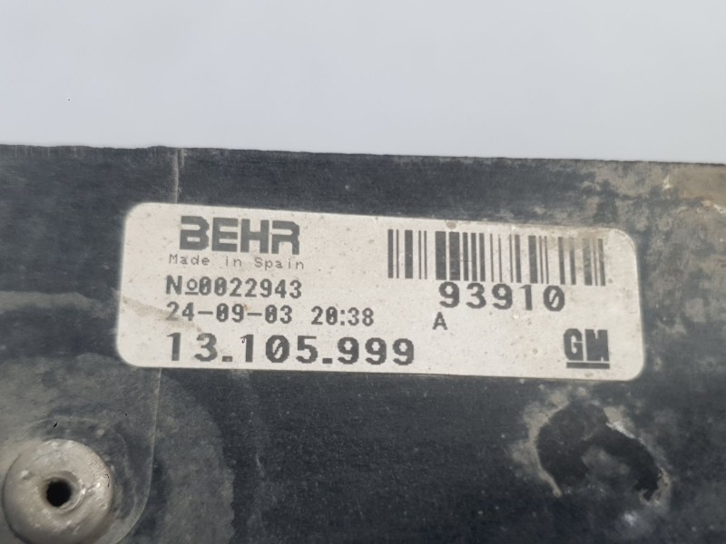 Recambio de condensador / radiador aire acondicionado para opel corsa c (x01) 1.2 (f08, f68) referencia OEM IAM   