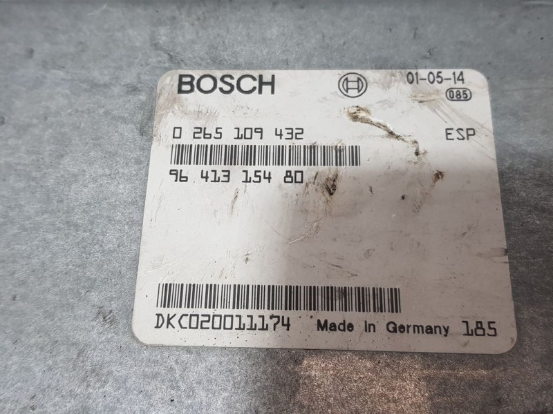 Recambio de centralita inyeccion para peugeot 607 (s1) pack referencia OEM IAM 9641315480 0265109432 BOSCH