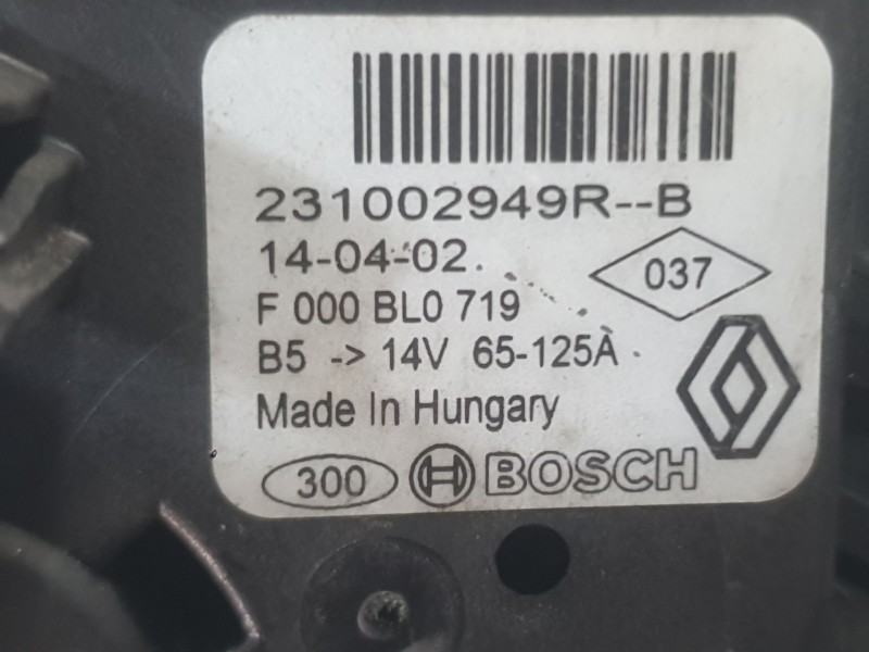 Recambio de alternador para dacia sandero ii (b8_) 1.5 dci referencia OEM IAM 231003015R 231008918R 