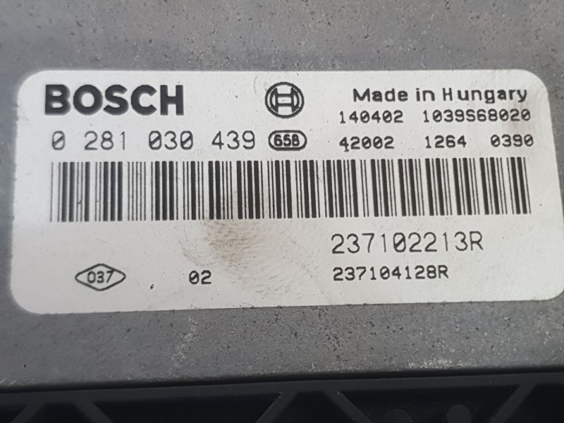 Recambio de centralita motor uce para dacia sandero ii (b8_) 1.5 dci referencia OEM IAM 237104128R  