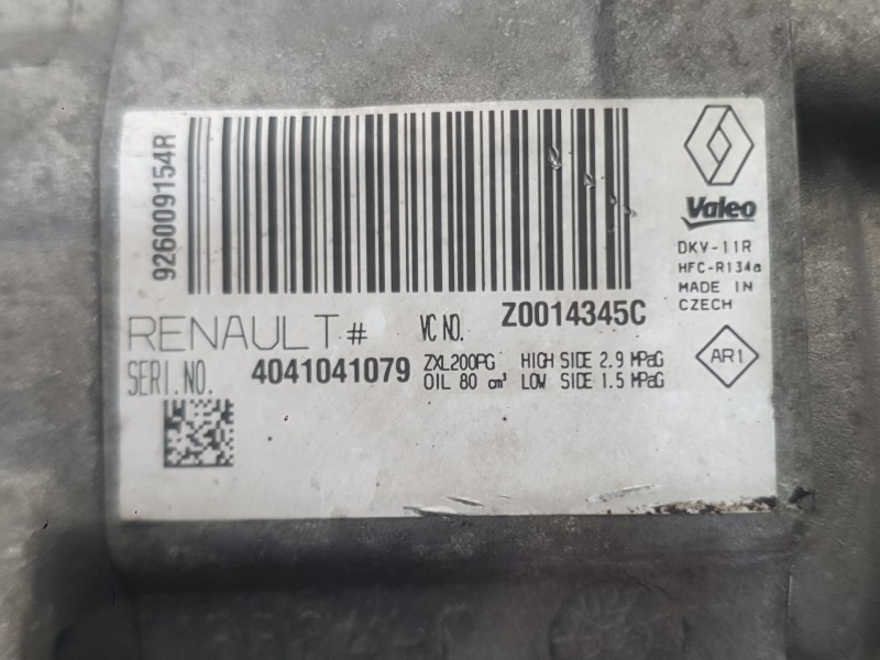 Recambio de compresor aire acondicionado para dacia sandero ii (b8_) 1.5 dci referencia OEM IAM 8201025121 926004634R 