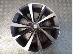 Recambio de llanta aluminio para seat leon (kl1, klg) 1.5 etsi referencia OEM IAM 7.5X18 5 TORN ET46 ALUMINIO ROZADA