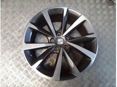 Recambio de llanta aluminio para seat leon (kl1, klg) 1.5 etsi referencia OEM IAM 7.5X18 5 TORN ET46 ALUMINIO ROZADA