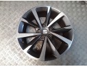 Recambio de llanta aluminio para seat leon (kl1, klg) 1.5 etsi referencia OEM IAM 7.5X18 5 TORN ET46 ALUMINIO ROZADA