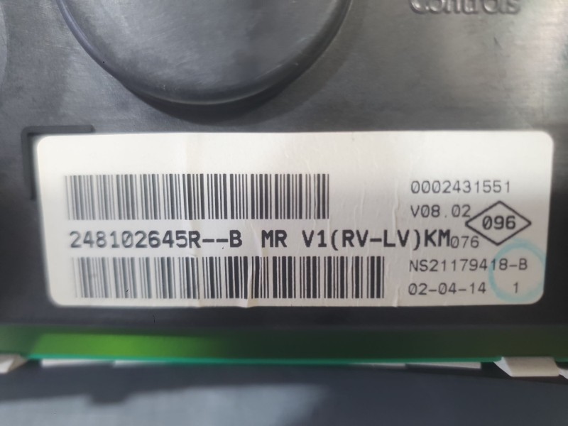 Recambio de cuadro instrumentos para dacia sandero ii (b8_) 1.5 dci referencia OEM IAM 248095021R  