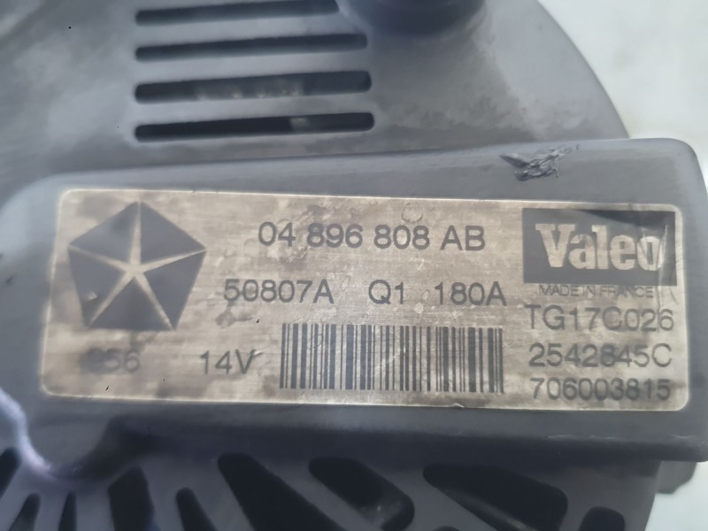 Recambio de alternador para chrysler 300c (lx, le) 3.0 crd referencia OEM IAM 04896805AC  