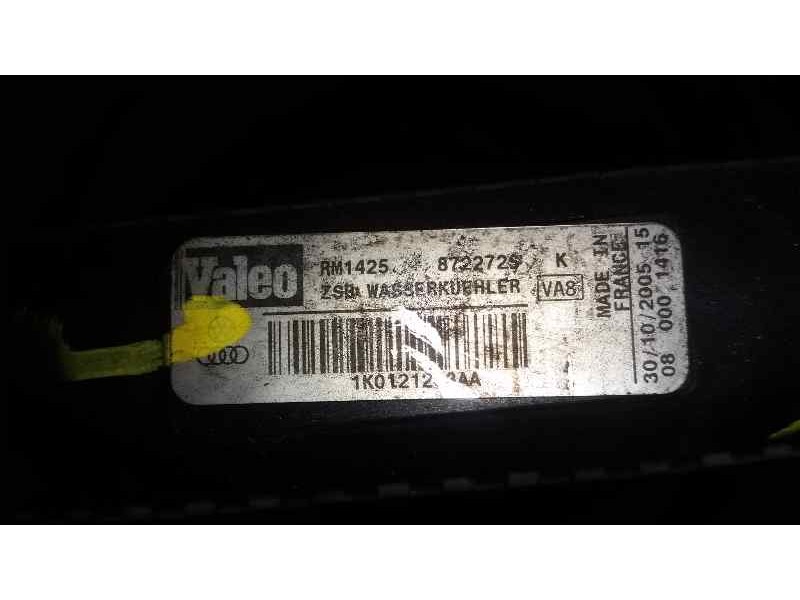 Recambio de radiador agua para seat leon (1p1) reference referencia OEM IAM 872272S 1K01212 3AA 