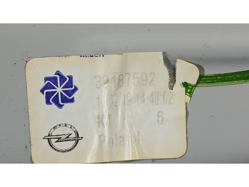 Recambio de elevalunas trasero derecho para opel crossland x / crossland (p17, p2qo) 1.2 (75) referencia OEM IAM 39227502  