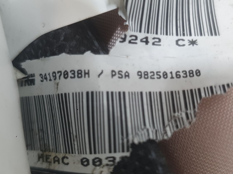 Recambio de airbag cortina delantero derecho para peugeot 5008 ii (mc_, mj_, mr_, m4_) 1.6 bluehdi 120 referencia OEM IAM 982818