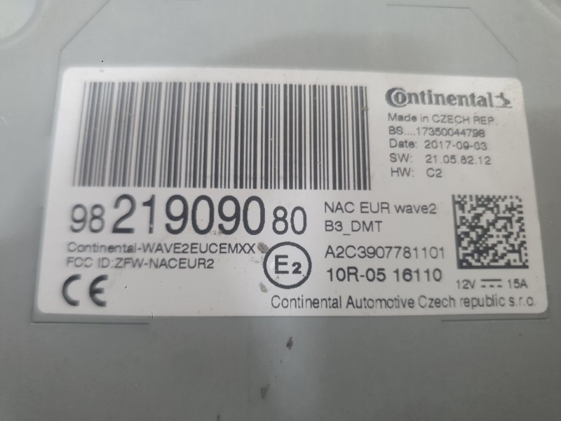 Recambio de sistema audio / radio para peugeot 5008 ii (mc_, mj_, mr_, m4_) 1.6 bluehdi 120 referencia OEM IAM 1625883180  