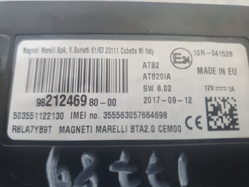 Recambio de modulo electronico para peugeot 5008 ii (mc_, mj_, mr_, m4_) 1.6 bluehdi 120 referencia OEM IAM   