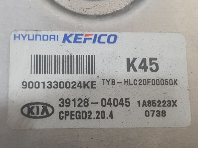 Recambio de centralita motor uce para kia stonic (yb) 1.0 t-gdi referencia OEM IAM 3912804045  