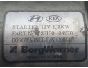 Recambio de motor arranque para kia stonic (yb) 1.0 t-gdi referencia OEM IAM 3610004270  