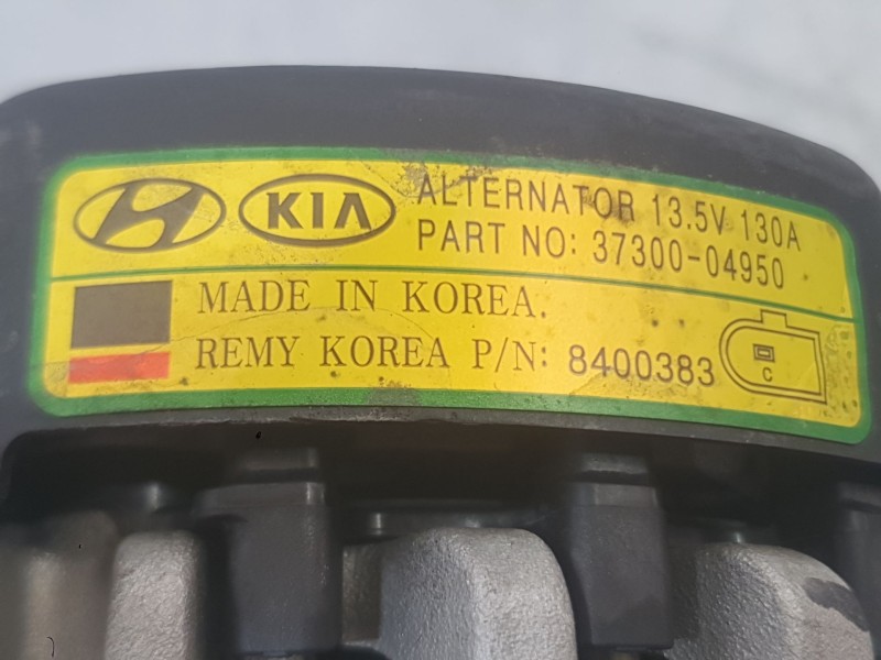 Recambio de alternador para kia stonic (yb) 1.0 t-gdi referencia OEM IAM 3730004950  