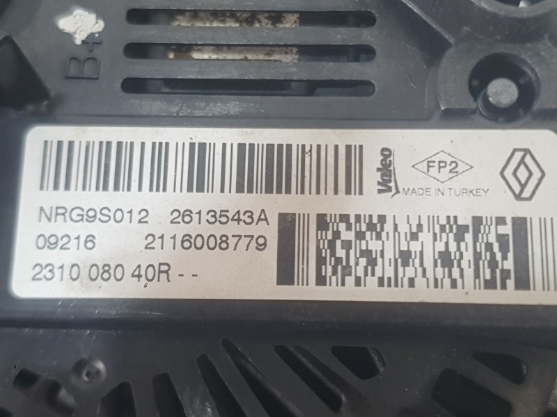 Recambio de alternador para renault megane iv hatchback (b9a/m/n_) 1.2 tce 100 (b9ms) referencia OEM IAM 231000643R 231006677R 