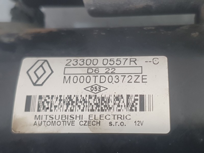Recambio de motor arranque para renault megane iv hatchback (b9a/m/n_) 1.2 tce 100 (b9ms) referencia OEM IAM 233000557R 23300058