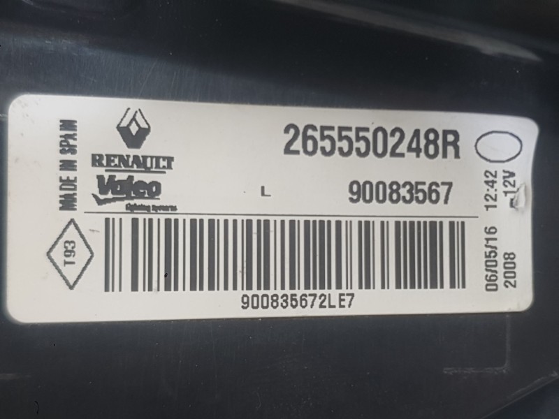 Recambio de piloto trasero izquierdo interior para renault megane iv hatchback (b9a/m/n_) 1.2 tce 100 (b9ms) referencia OEM IAM 