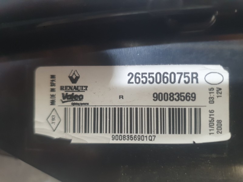 Recambio de piloto trasero derecho interior para renault megane iv hatchback (b9a/m/n_) 1.2 tce 100 (b9ms) referencia OEM IAM 26
