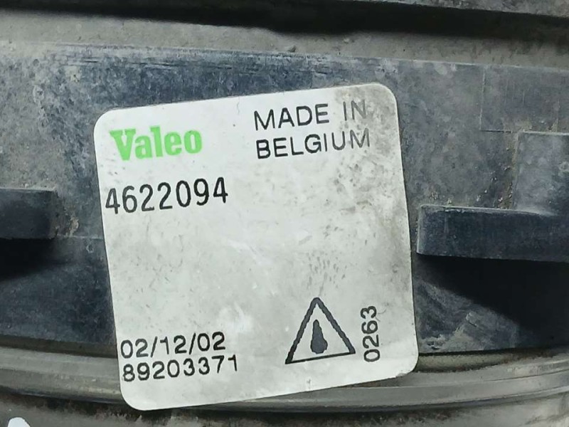 Recambio de faro antiniebla derecho para peugeot partner (s2) combi plus referencia OEM IAM 4622094 89203371 VALEO