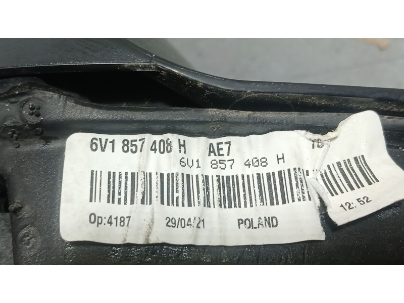 Recambio de retrovisor derecho para skoda fabia iii (nj3) 1.0 tsi referencia OEM IAM 6V1857508C  