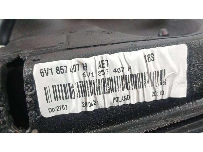 Recambio de retrovisor izquierdo para skoda fabia iii (nj3) 1.0 tsi referencia OEM IAM 6V1857507C  