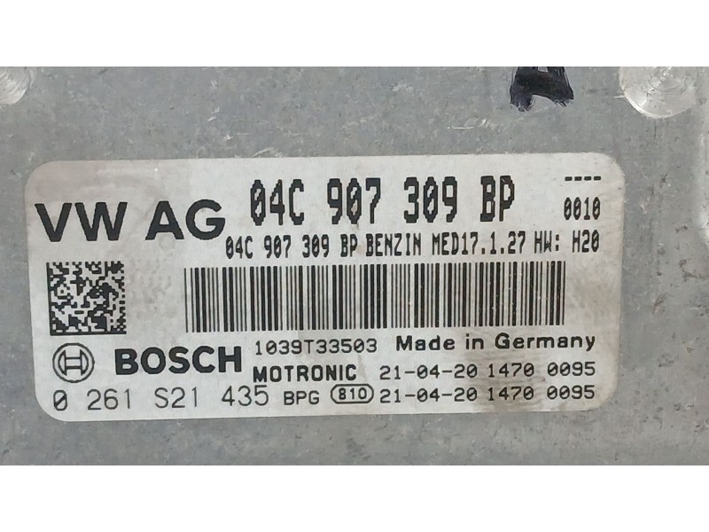 Recambio de centralita motor uce para skoda fabia iii (nj3) 1.0 tsi referencia OEM IAM 04C906025CA  