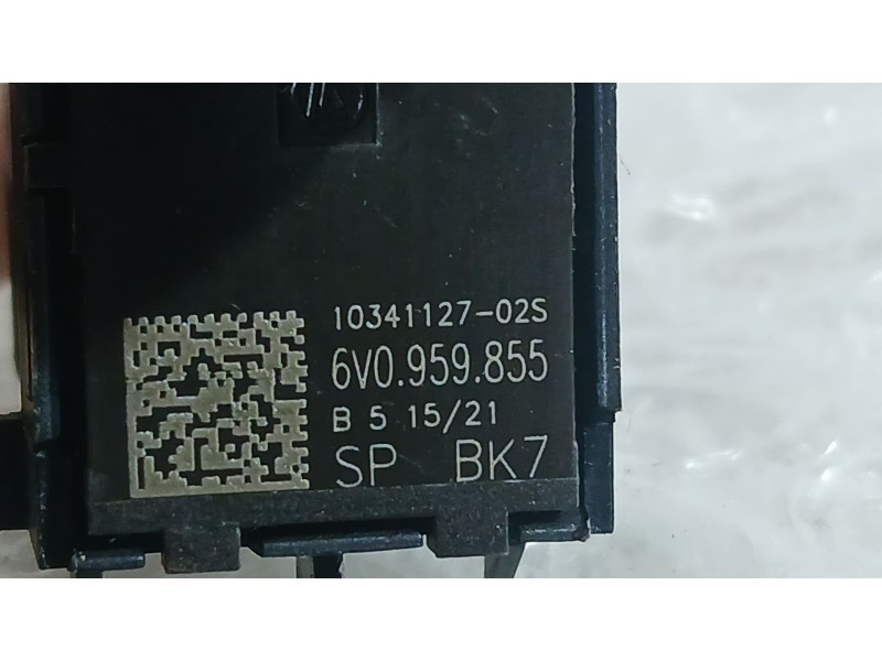 Recambio de mando elevalunas delantero derecho para skoda fabia iii (nj3) 1.0 tsi referencia OEM IAM 5JA959855WHS  