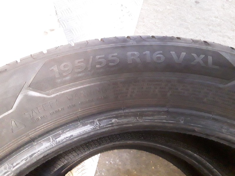 Recambio de neumatico pareja para neumaticos reutilizados - referencia OEM IAM 195551691V BARUM 195/55/16/91V