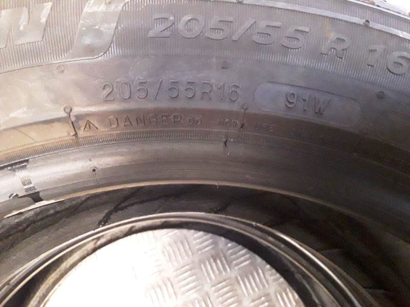 Recambio de neumatico pareja para neumaticos reutilizados - referencia OEM IAM 205551691W MICHELIN 205/55/16/91W