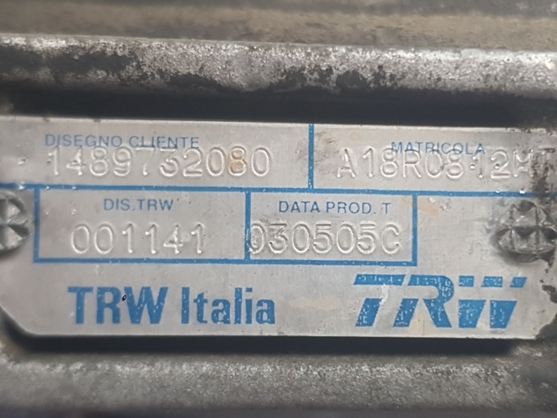 Recambio de cremallera direccion para lancia phedra (179_) 2.2 jtd (179axc1a) referencia OEM IAM 1348591080 ASISTIDA 