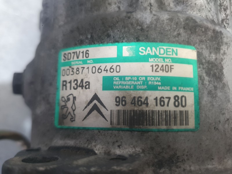 Recambio de compresor aire acondicionado para lancia phedra (179_) 2.2 jtd (179axc1a) referencia OEM IAM 9800859180  