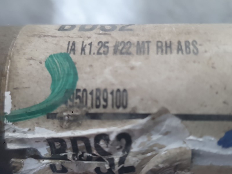 Recambio de transmision delantera derecha para hyundai i10 ii (ba, ia) 1.2 referencia OEM IAM 49501B9100  