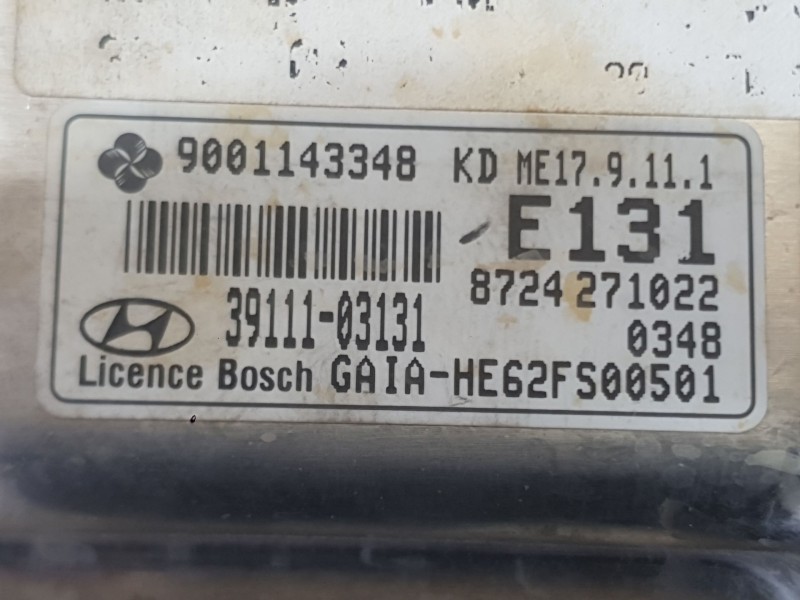 Recambio de centralita motor uce para hyundai i10 ii (ba, ia) 1.2 referencia OEM IAM   