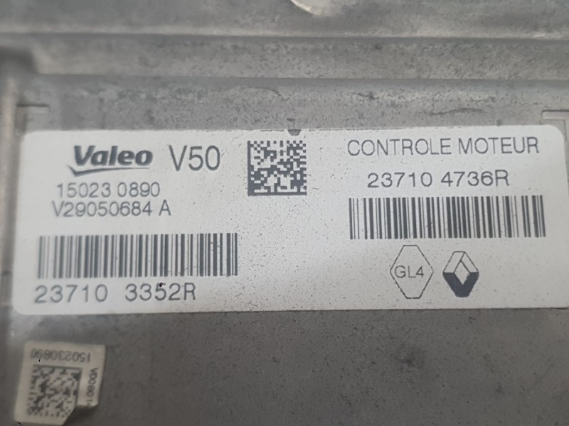 Recambio de centralita motor uce para renault clio iv (bh_) 0.9 tce 90 referencia OEM IAM 237104736R  