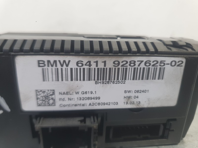 Recambio de mando climatizador para bmw x1 (e84) sdrive 18 d referencia OEM IAM   