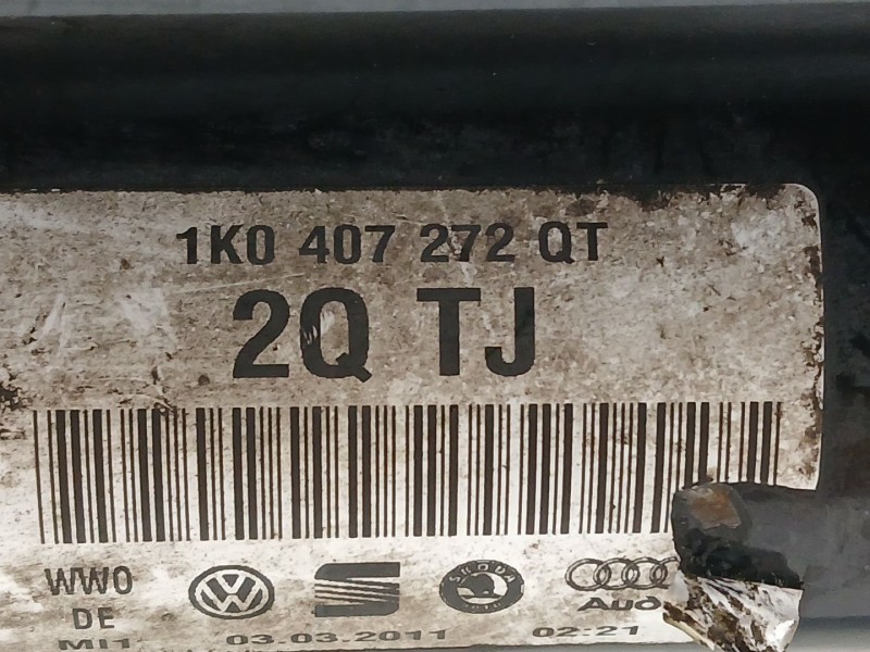 Recambio de transmision delantera derecha para volkswagen golf plus v (5m1, 521) 1.2 tsi referencia OEM IAM 5Q0407272FG  
