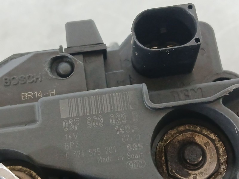 Recambio de alternador para volkswagen golf plus v (5m1, 521) 1.2 tsi referencia OEM IAM 03F903023DX 03F903023J 